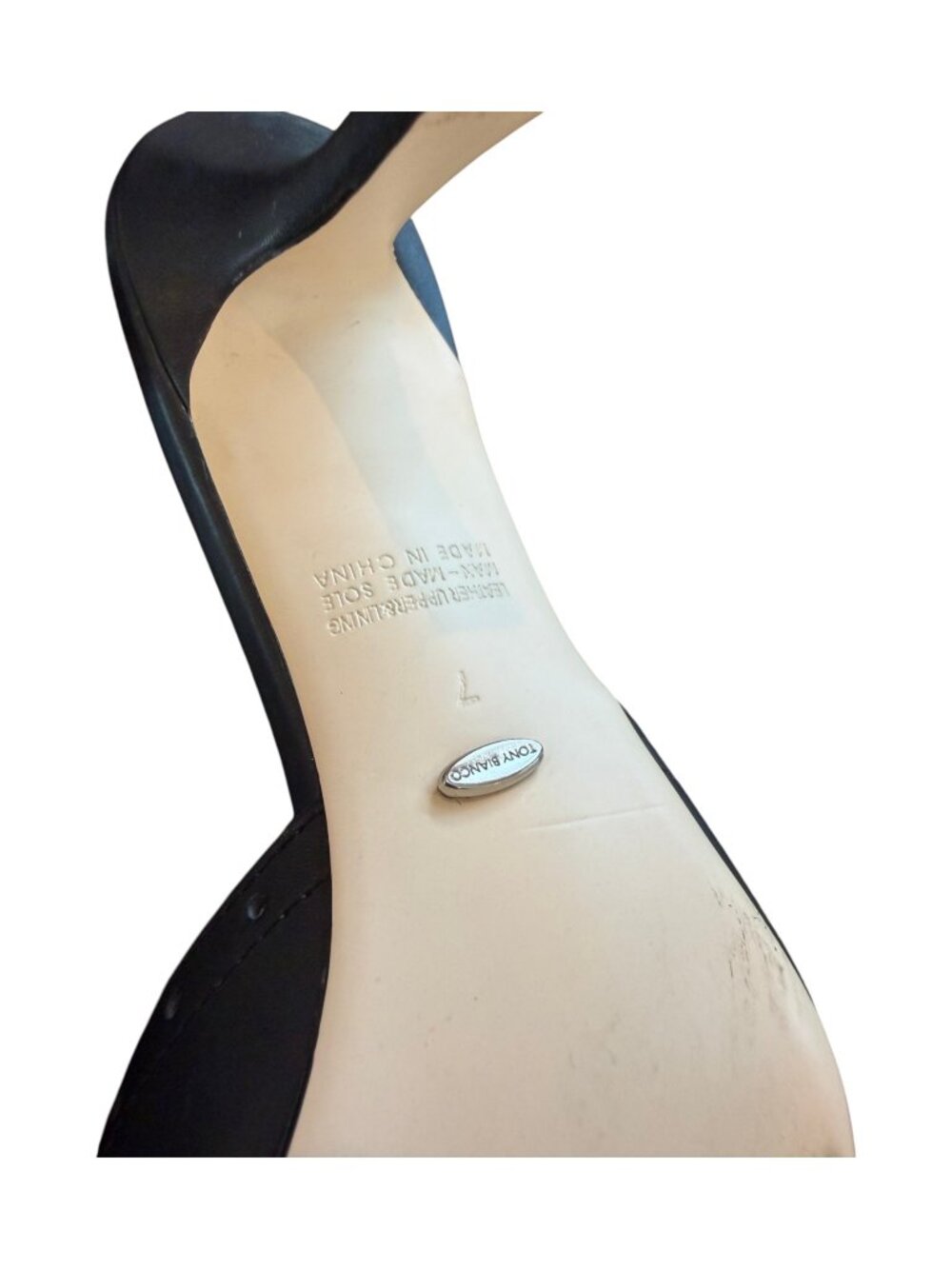 TONY BIANCO Scooter Heel in Black Size 7 - Picture 11 of 13
